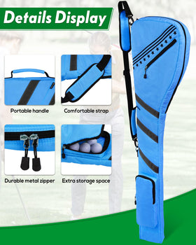 Big Teeth Golf Sunday Bag waterproof material protects your gear