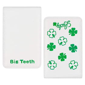 BIG TEETH scorecard holder makes a thoughtful golf gift idea