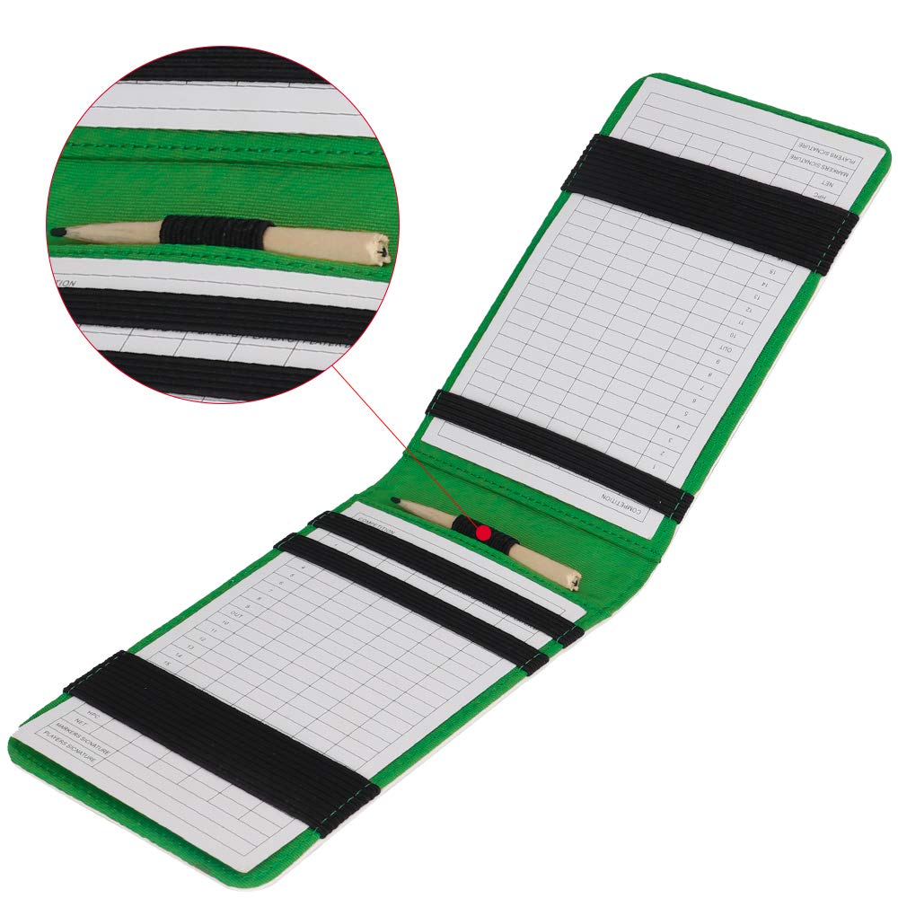 BIG TEETH waterproof surface protects notes during rainy rounds and sweat