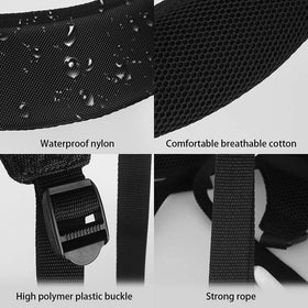 Big Teeth strap with four hooks ensures secure attachment and easy replacement.