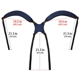 BIG TEETH universal replacement strap with four D-rings for secure fit.