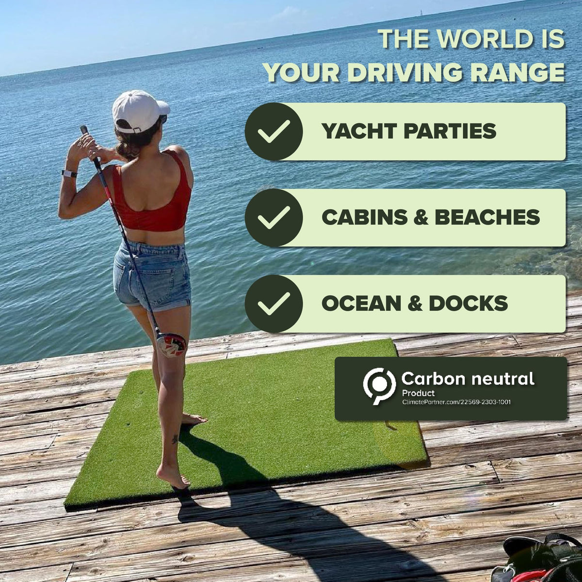 Biodegradable Golf Balls 24-pack ideal for casual rounds and family games.