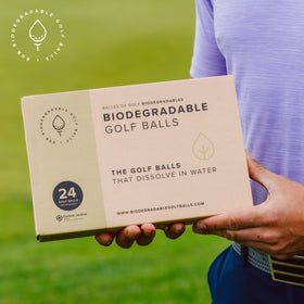 Biodegradable Golf Balls for waterfront ranges supporting responsible sporting activities.