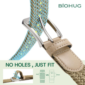 BIOHUG golf-look styling shows versatile belt for outdoor casual wear