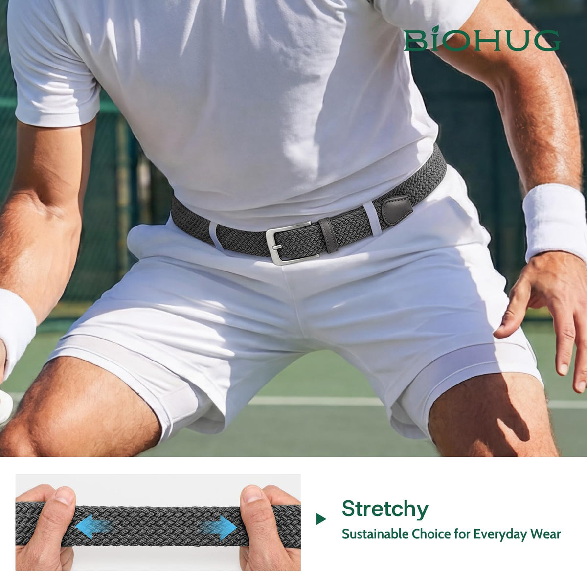 BIOHUG hole-free design enables precise, quick adjustments.