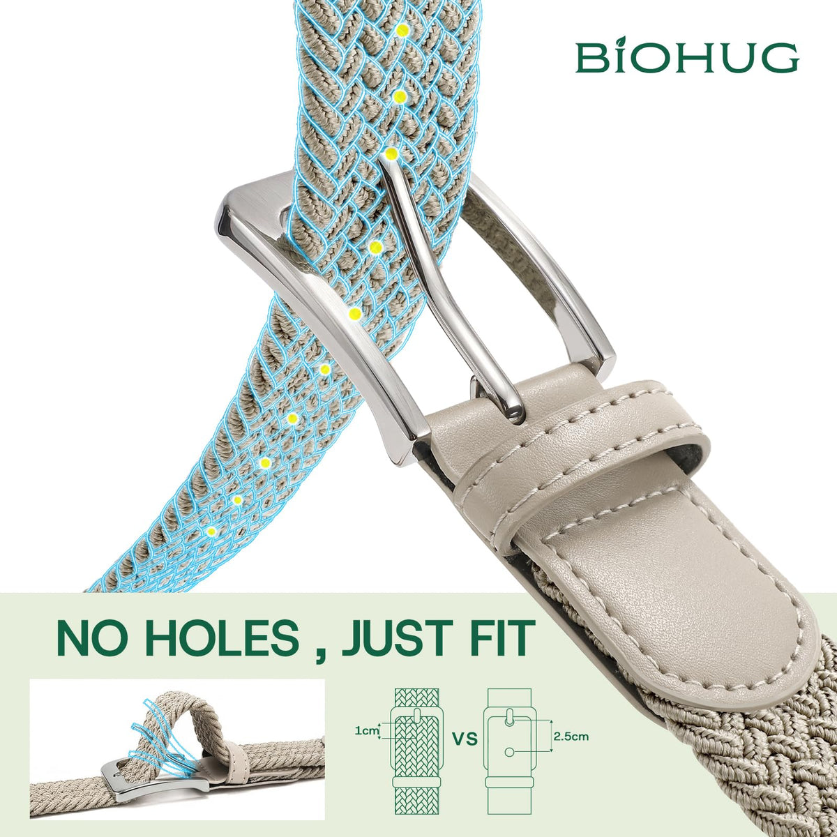 BIOHUG versatile belt suitable for jeans, casual wear, and golf.