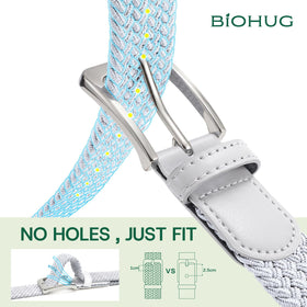 BIOHUG versatile belt suitable for jeans, golf, and casual outfits.