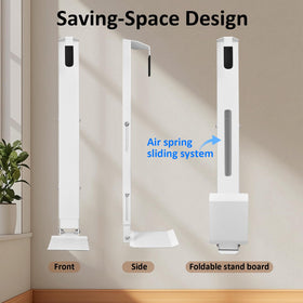 Biondolia air spring sliding system closeup shows smooth bag movement.