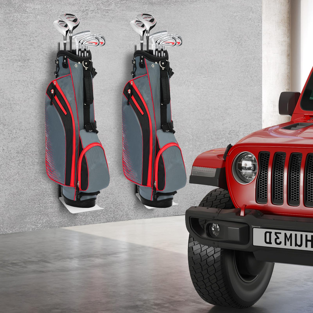 Biondolia compact garage storage solution captures space-saving design.