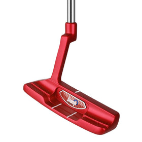 Bionik 101 Red Putter with plumber's neck blade for precise alignment.