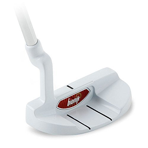 Bionik 105 Nano White putter overview with semi mallet design