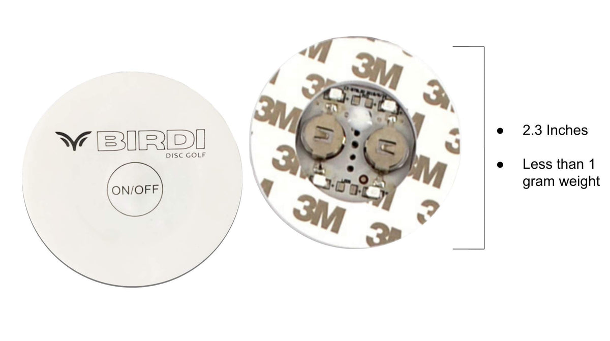 Birdi eight-pack disc lights offer versatile color options