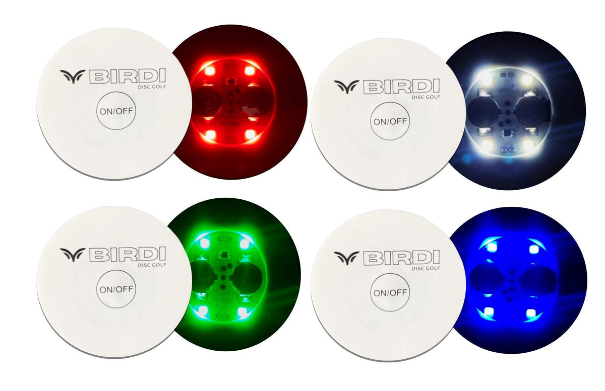 Birdi Quad-Lit LED centers the glow on the disc for night visibility