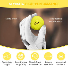 Birdie Town Jupiter Cut matte yellow finish improves visibility on the course