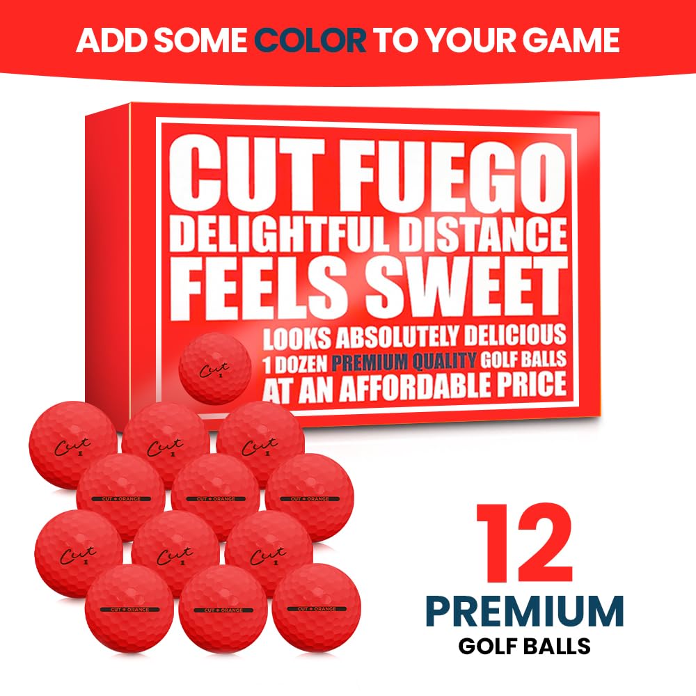 Birdie Town Jupiter Cut Golf ball reduced spin for straighter shots.