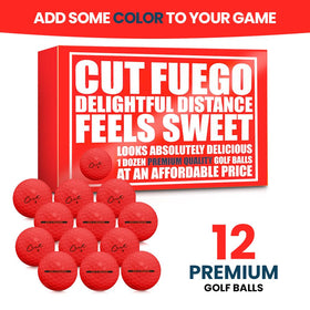 Birdie Town Jupiter Cut Golf ball reduced spin for straighter shots.