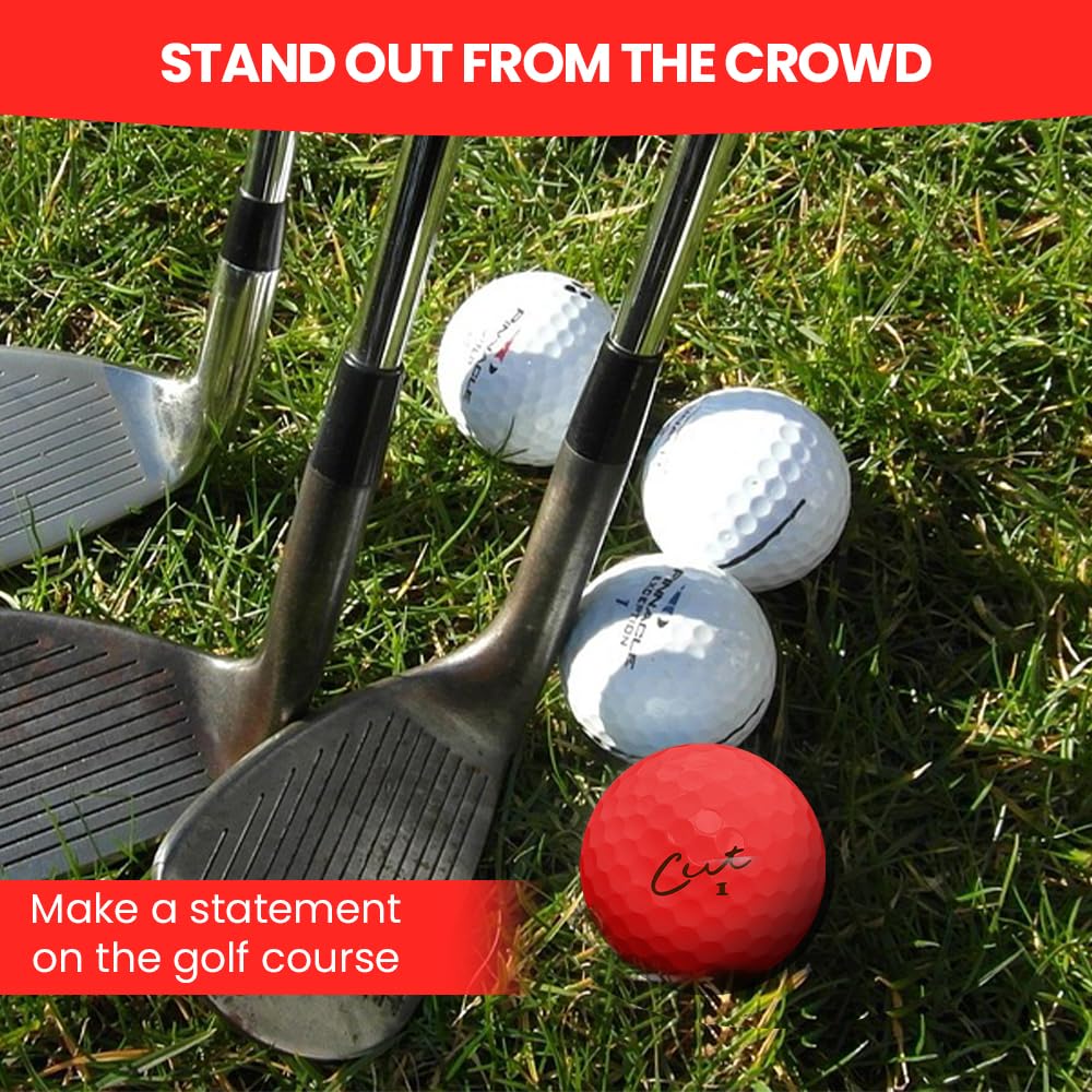 Birdie Town Jupiter Cut Golf matte finish boosts visibility in play.