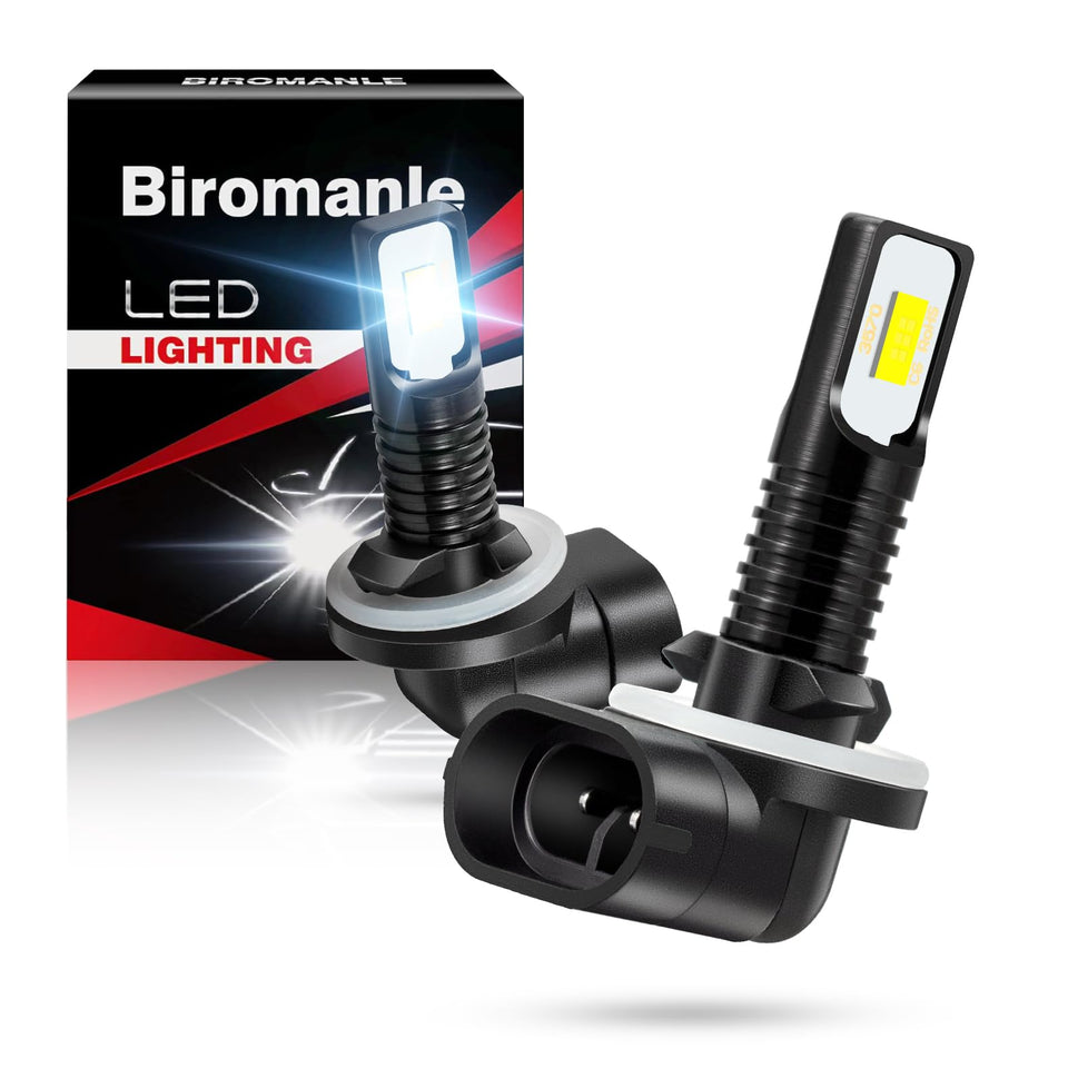 Biromanle golf cart fog lamp bulbs improve nighttime visibility for safer driving.