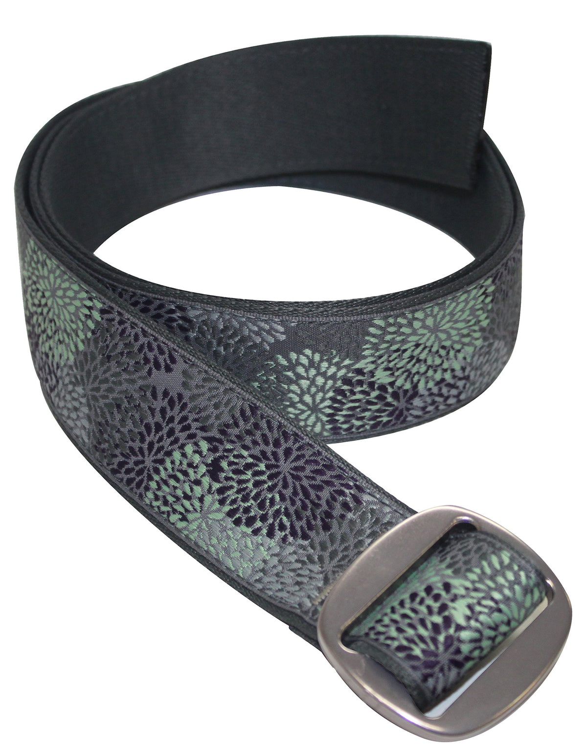 Bison Designs reversible clinch belt in pistachio, lightweight and versatile for daily wear.