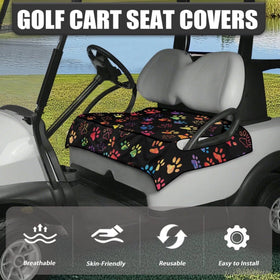 Biyejit Colorful Paws universal-fit towel blanket fits most two‑person carts.