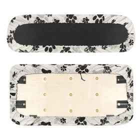 Biyejit dog paws rear seat cover guards against grime on golf trips