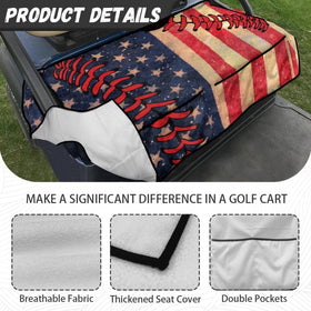 Biyejit easy-install, machine-washable golf cart cover.