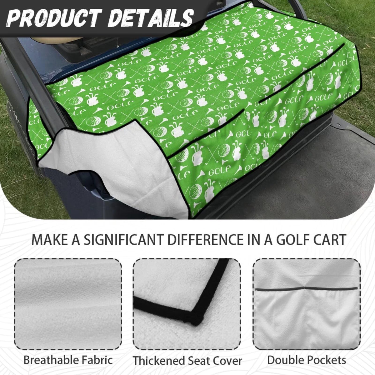 Biyejit four-pocket design keeps sunglasses, bottle, and towels within reach.