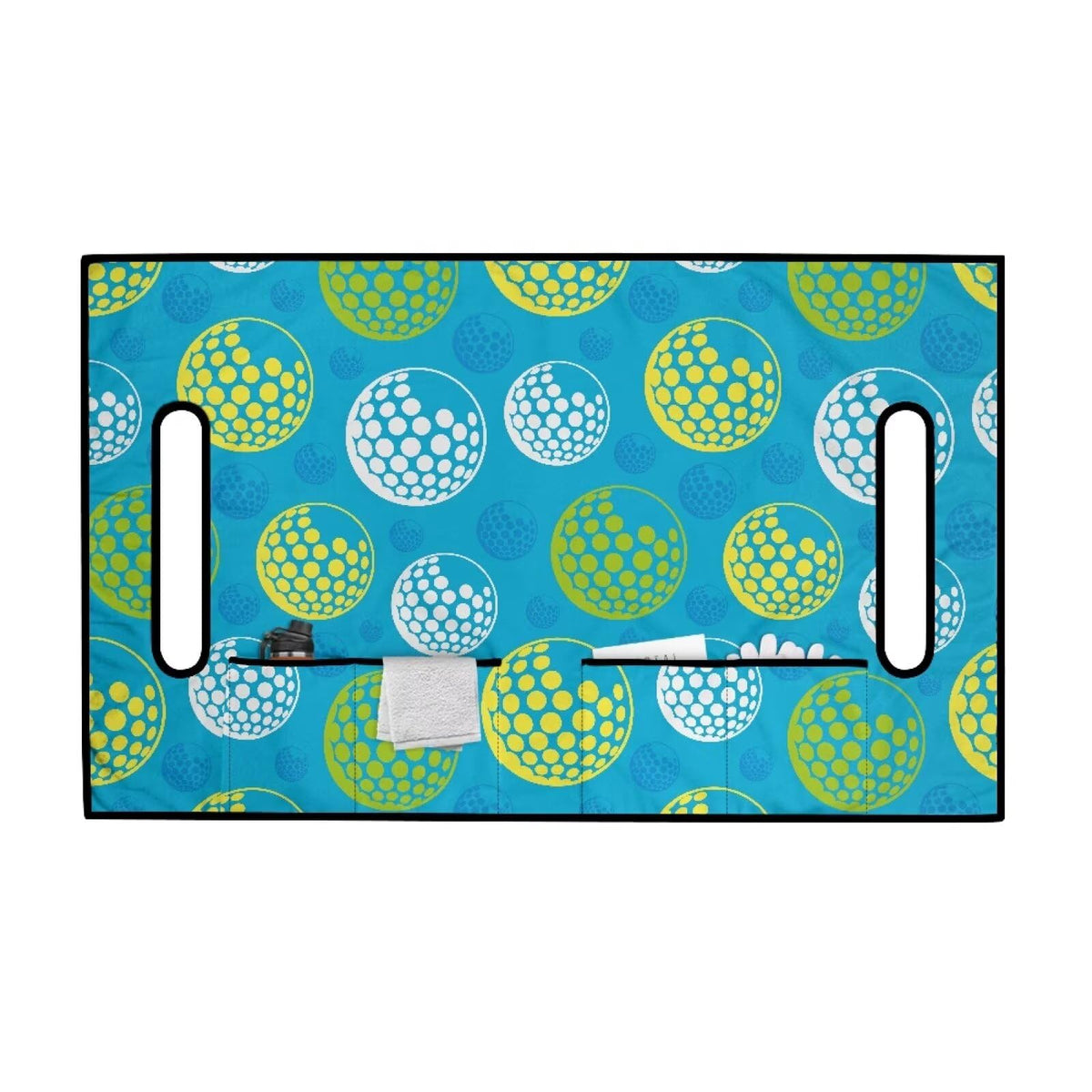 Biyejit seat blanket with non-slip bottom stays in place during rounds