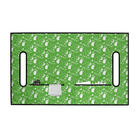 Biyejit golf cart seat cover showing non-slip bottom design for secure fit.