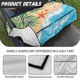Biyejit machine-washable golf cart seat blanket for easy care