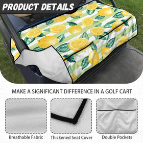 Biyejit machine washable golf cart seat blanket maintains a fresh look.