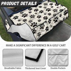 Biyejit machine-washable golf cart seat cover for quick cleaning
