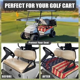 Biyejit universal-fit non-slip bottom keeps seat cover in place.