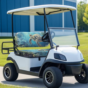 Biyejit Sea Turtles seat cover protects against dust and wear during outdoor trips