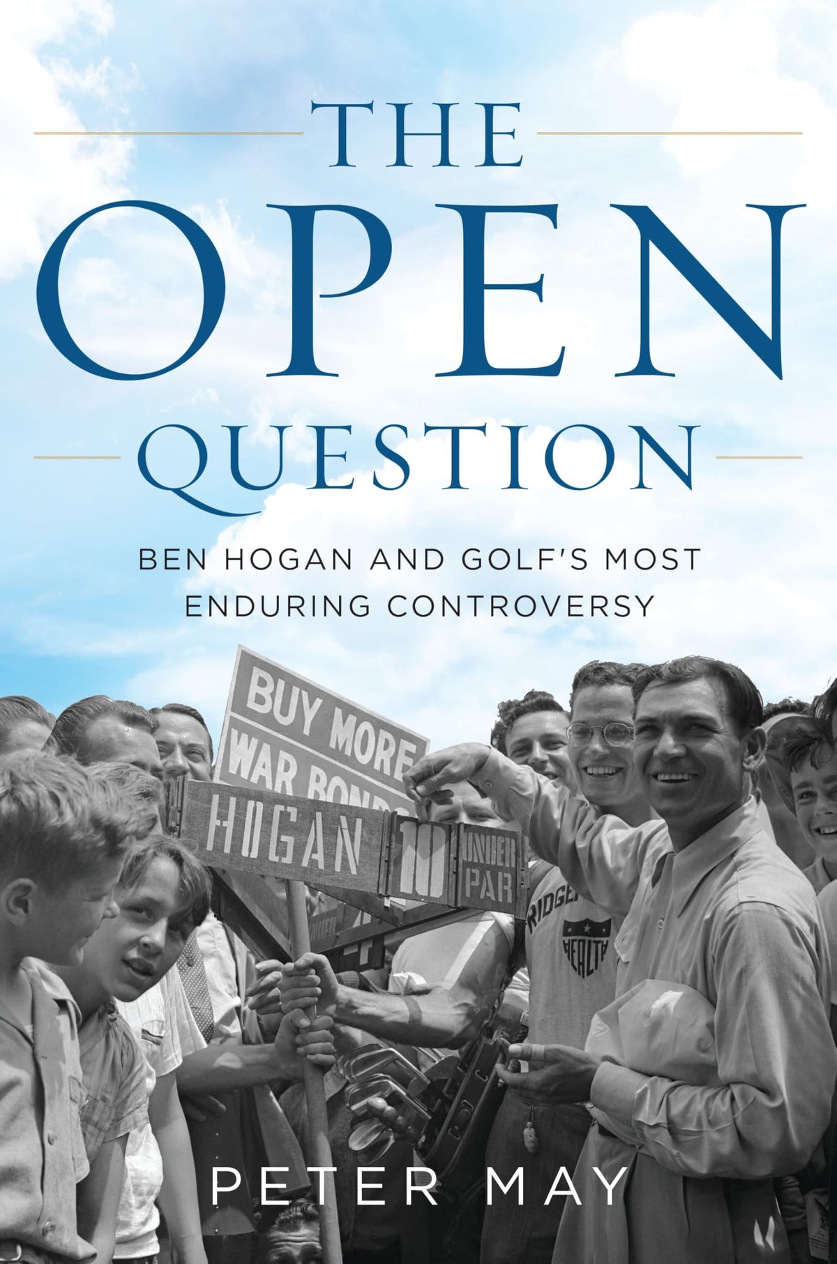 Bloomsbury Academic The Open Question cover art featuring Ben Hogan, ideal for golf history readers.