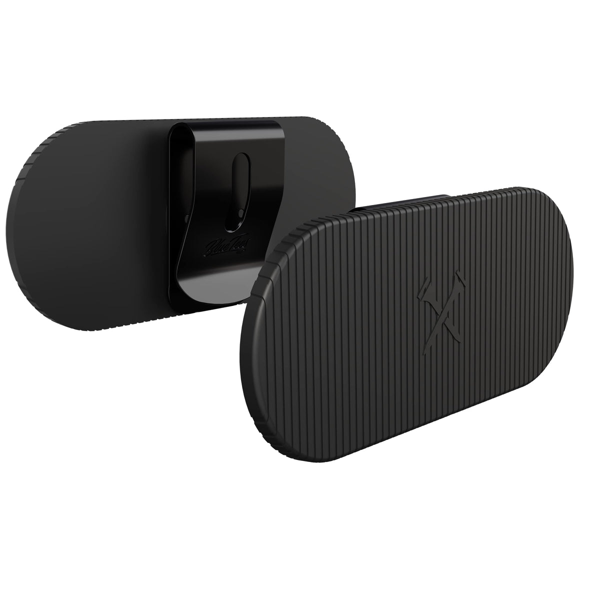 Blue Tees Golf Magnetic Hub on bag keeps accessories within reach during rounds
