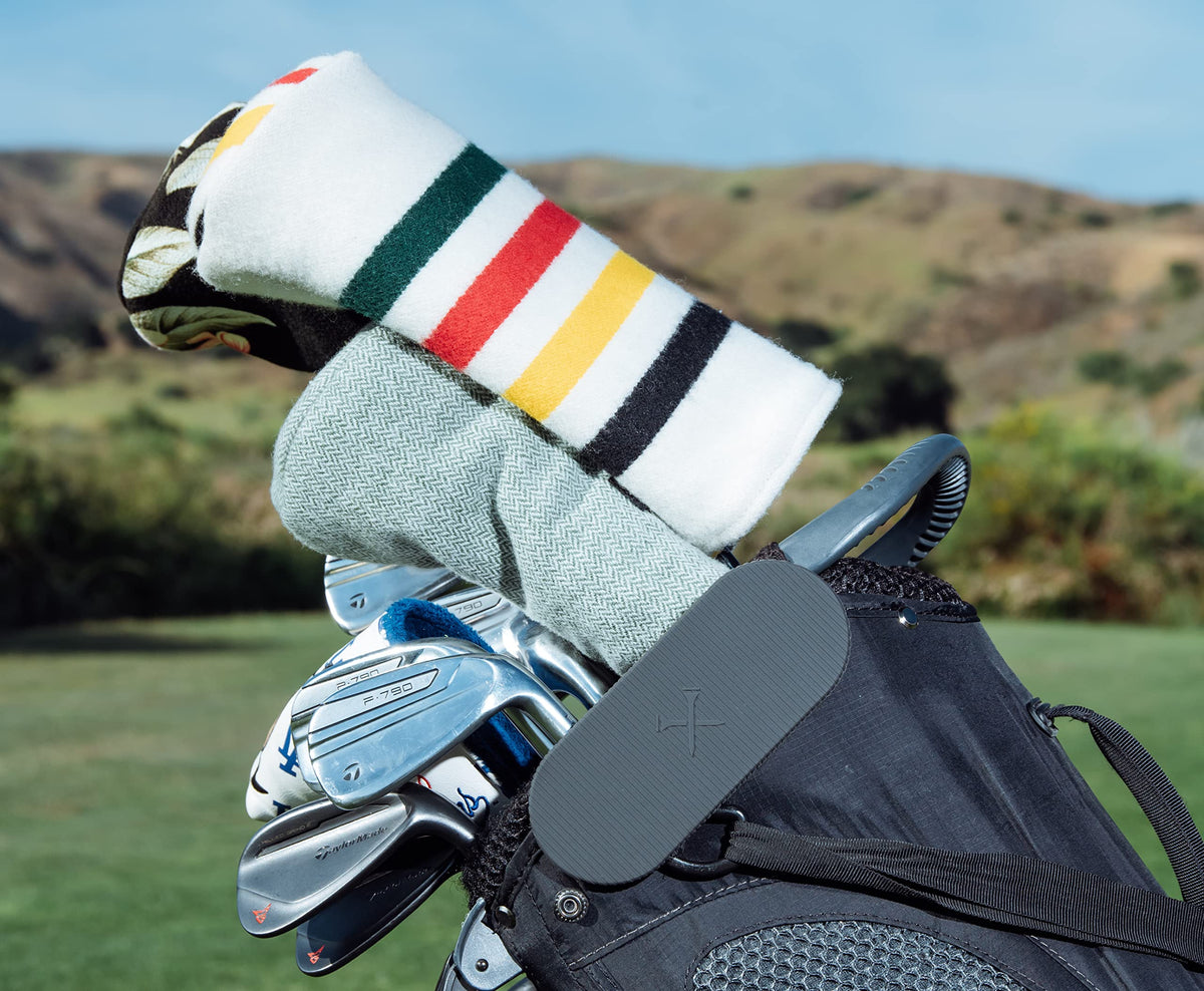 Blue Tees Golf Magnetic Hub towel clip keeps towels close at hand