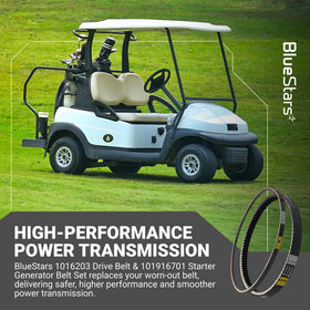 BlueStars Starter Generator Belt 101916701: reliable starter engagement for Precedent carts.