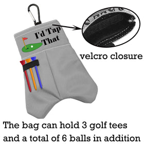 BLUPARK ball pouch material closeup, durable, easy to wash