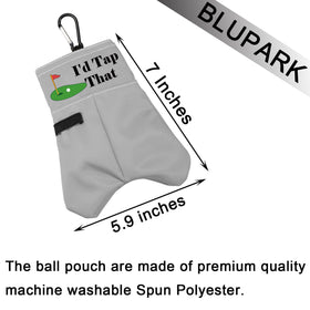 BLUPARK funny golf bag side view, lightweight travel companion for rounds