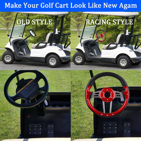Bobuply brushed spokes add sporty style to your golf cart