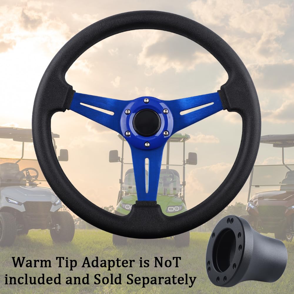 Bobuply chrome adapter required for proper fit on many carts.