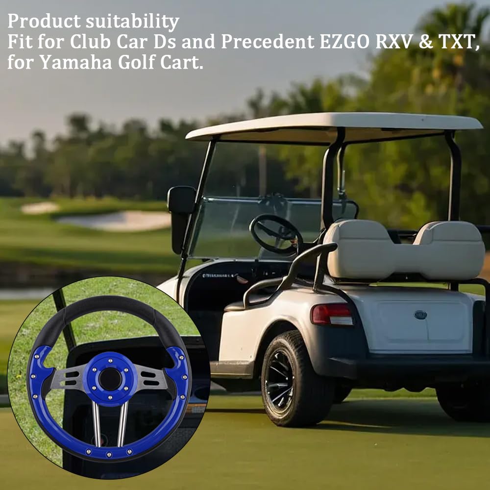 BOBUPLY wheel compatible with Club Car DS and Precedent for smoother handling.