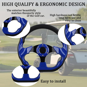 BOBUPLY D-shape design with brushed spokes adds style and easier entry.