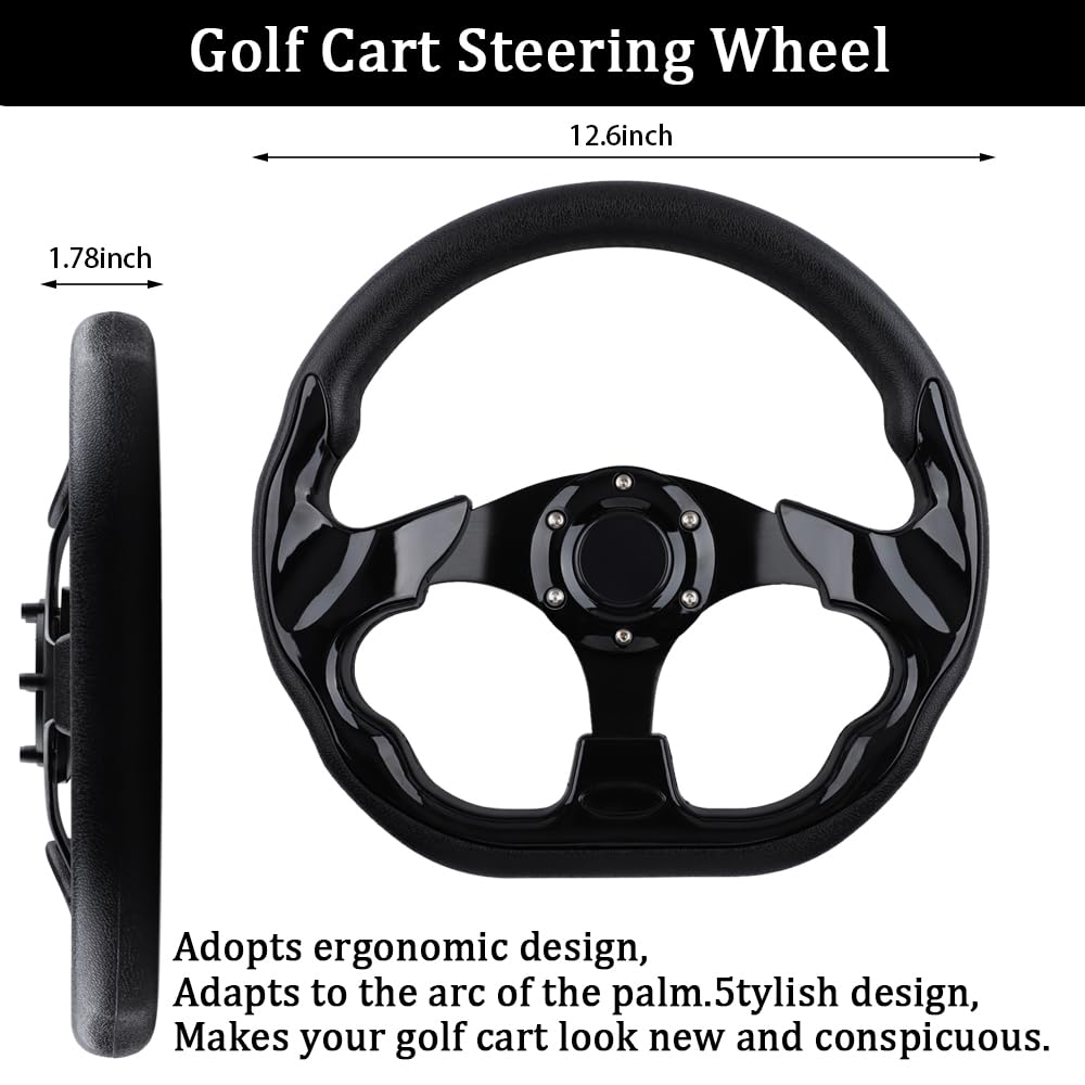 Bobuply ergonomic steering wheel palm-fit design improves driving comfort.