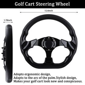 Bobuply ergonomic steering wheel palm-fit design improves driving comfort.