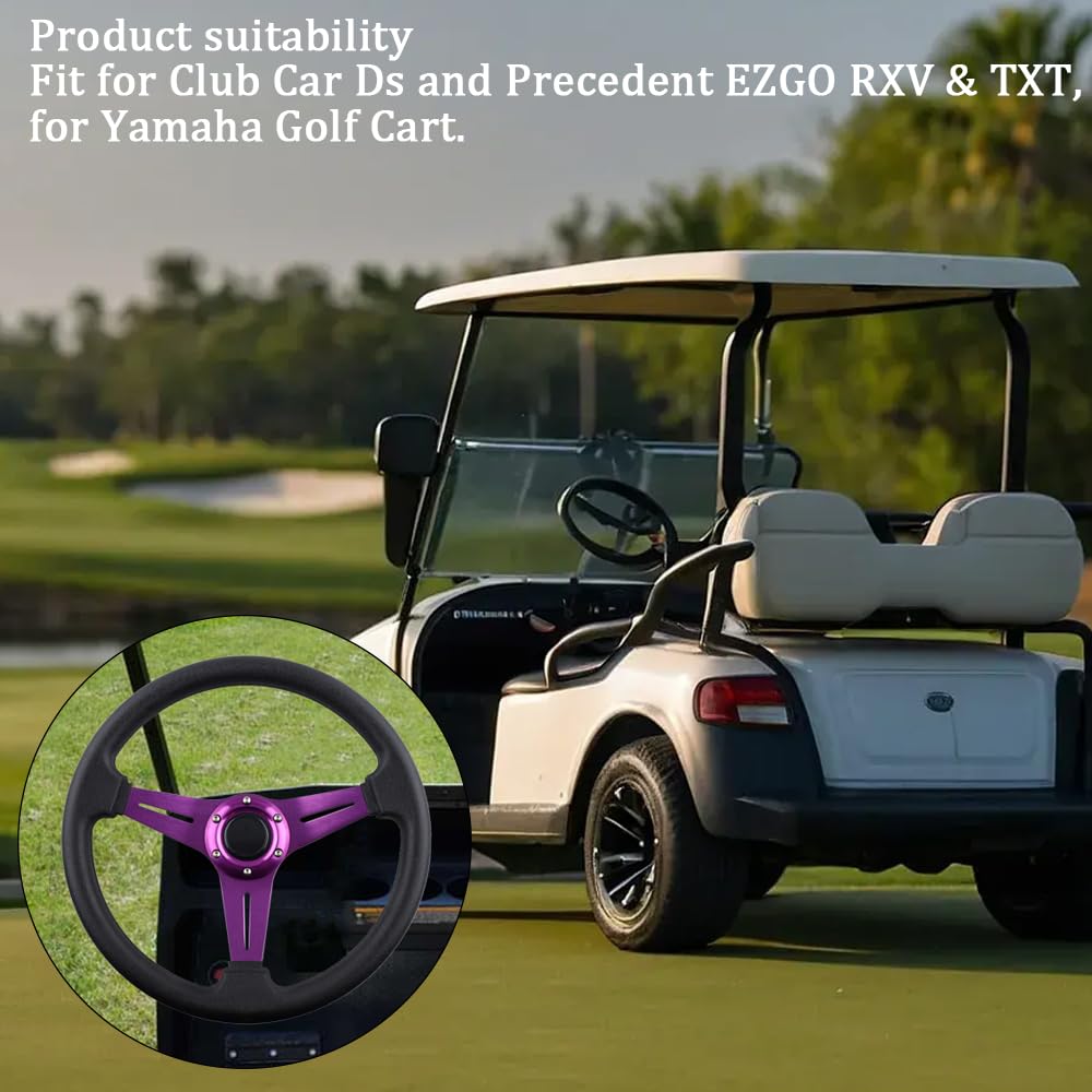 Bobuply PVC wheel endures frequent golf-cart use and resists sweat