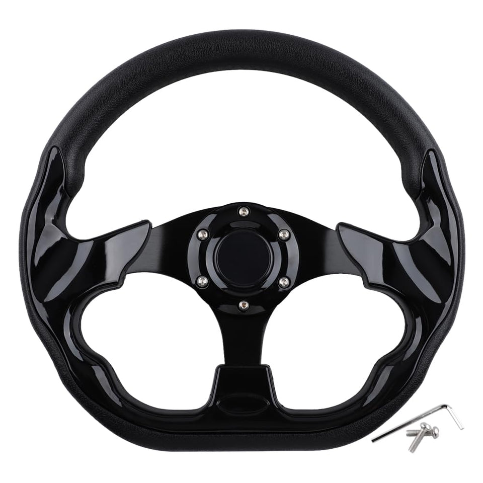 BOBUPLY universal design steering wheel for golf carts improves compatibility across brands.