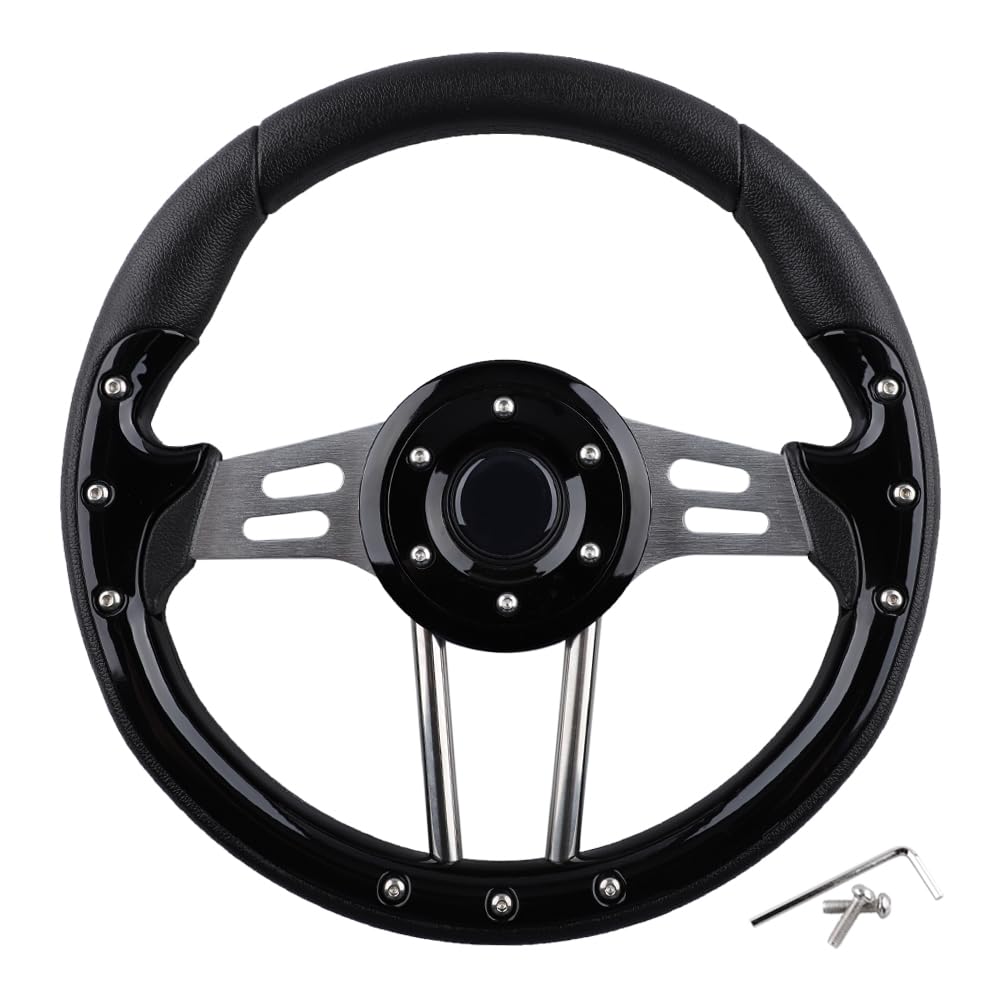 BOBUPLY steering wheel universal fit for Club Car DS/Precedent with ergonomic comfort