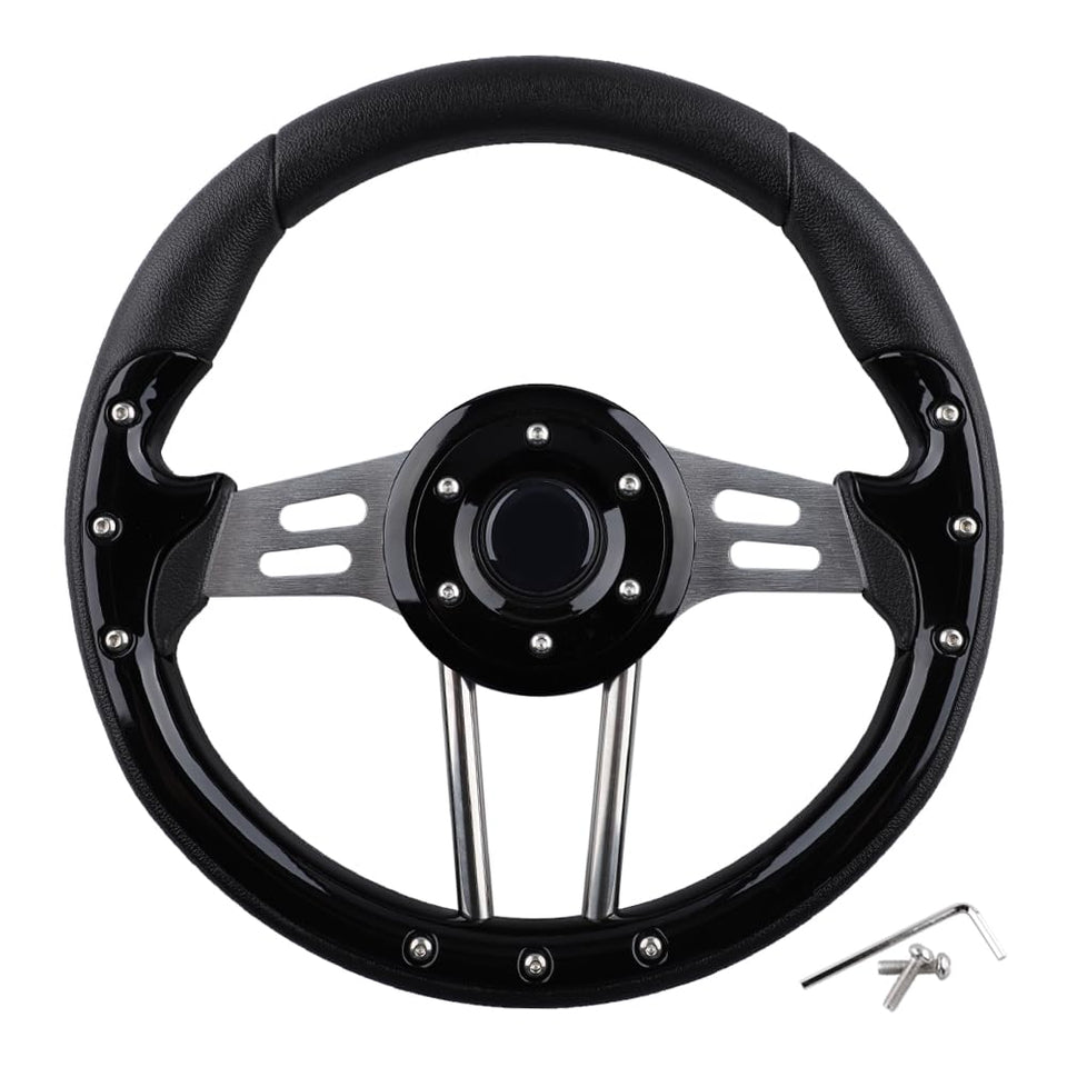 BOBUPLY steering wheel universal fit for Club Car DS/Precedent with ergonomic comfort